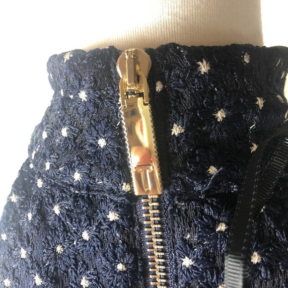 NWT Ted Baker Navy Luxe Embroidered Halter Dress - Picture 6 of 15